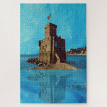 RAPALLO - Italien - Burg - Jachthafen