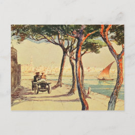 Rapallo, Italien - Vintage italienische Kunst Postkarte