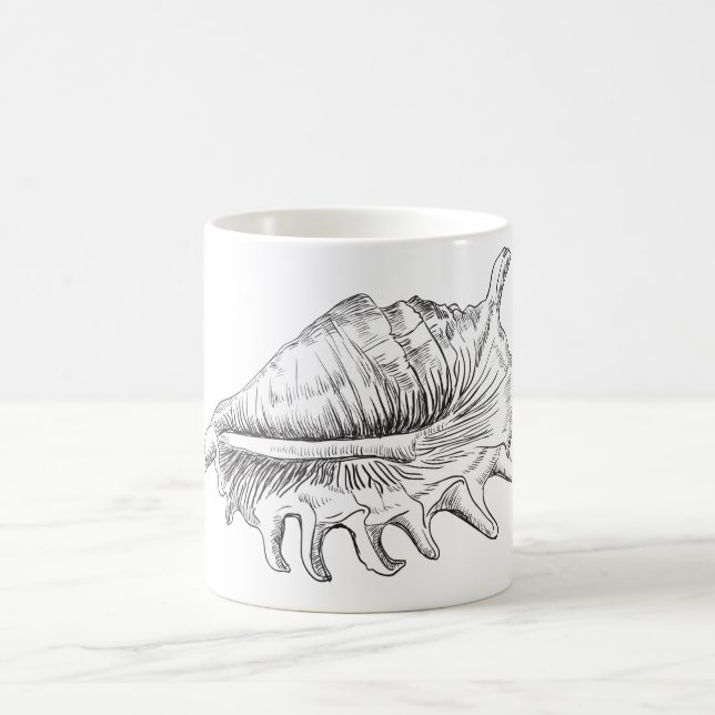 Rapana Seashell Kaffeetasse (Mittel)