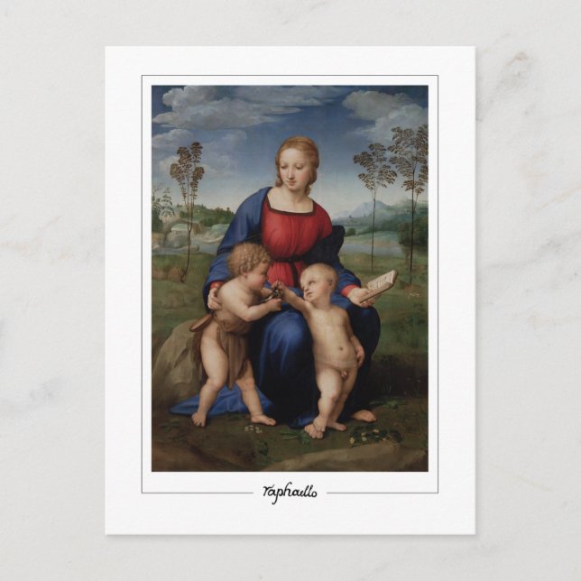 Raphael #7 - Kunstpostkarte Postkarte (Vorderseite)