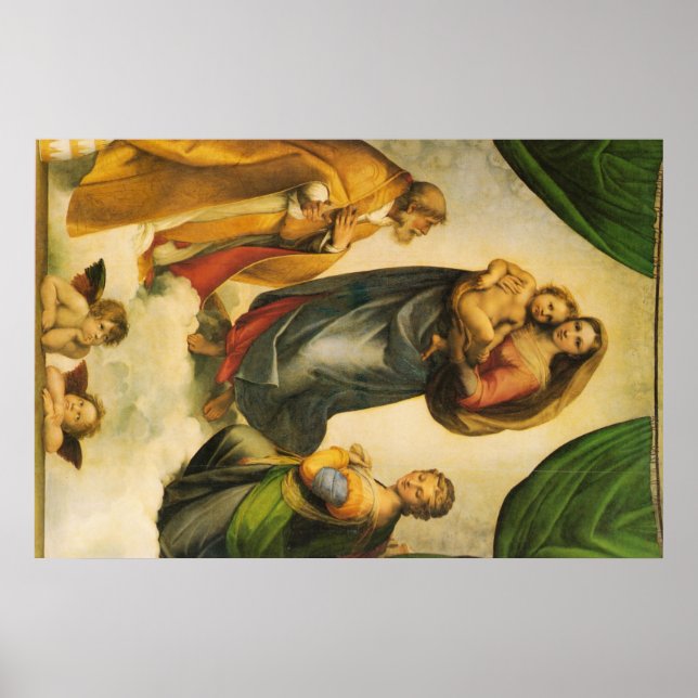 Raphael Art Work Painting Poster (Vorne)
