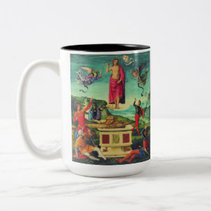 Raphael Auferstehung Jesu Christi Kunst Zweifarbige Tasse