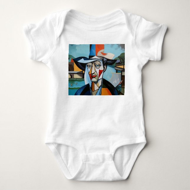 Raphael Canossa Painter Design Baby Strampler (Vorderseite)