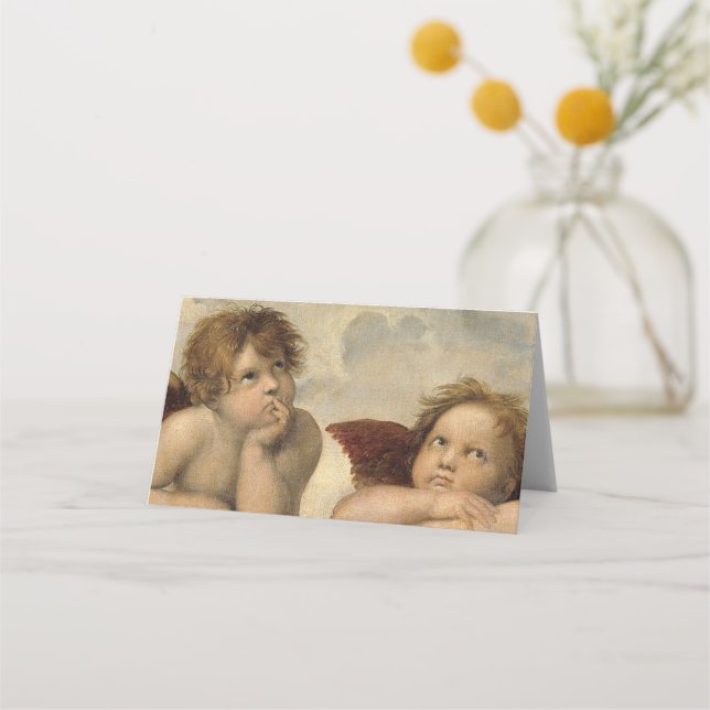 Raphael Cherubs Angels Platzkarte (Vorderseite)