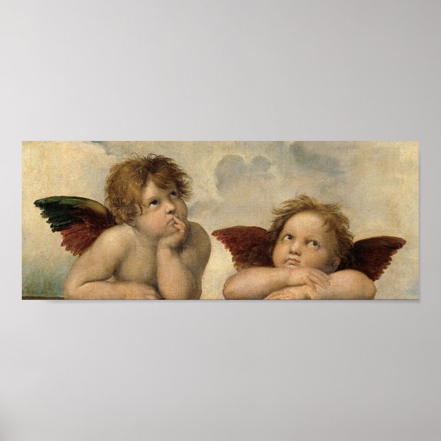 Raphael Cherubs Angels Poster (Vorne)