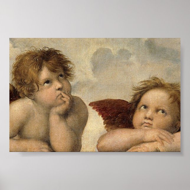 Raphael Cherubs Angels Poster (Vorne)