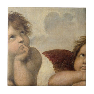 Raphael Cherubs Engel Fliese