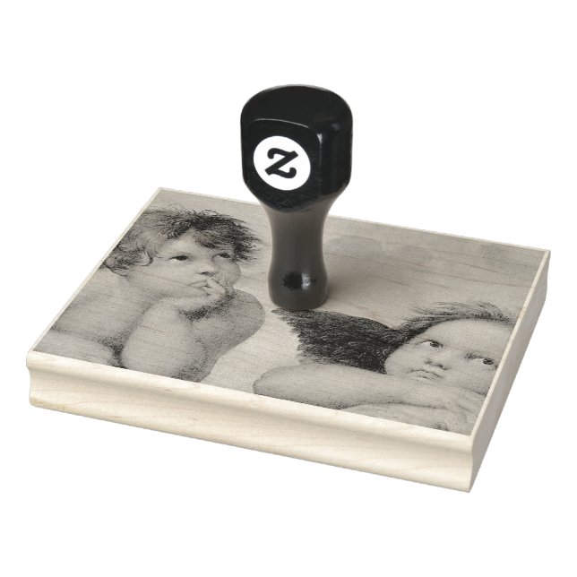 Raphael Cherubs Engel Gummistempel (Stempel)