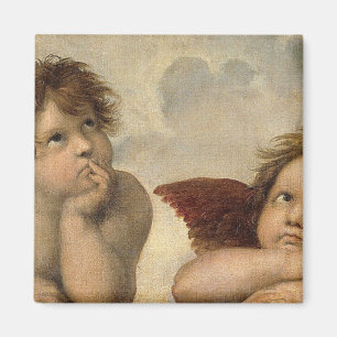 Raphael Cherubs Engel Magnet