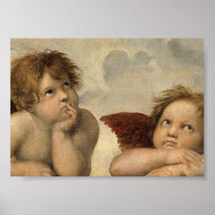 Raphael Cherubs Engel Poster