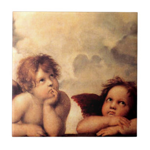 Raphael Cherubs Sistine Madonna Kachel