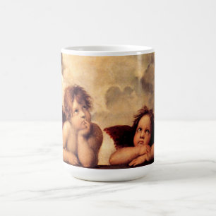 Raphael Cherubs Sistine Madonna Tasse