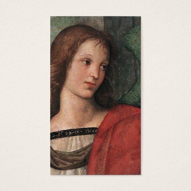 Raphael Christmas Angel Gift Tags Umschließungskar (Vorderseite)