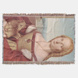 Raphael Dame und das Einhorn Klassische Kunst Decke