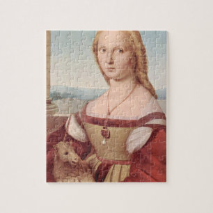 Raphael Dame und das Einhorn Klassische Kunst Puzzle