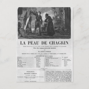 Raphael de Valentin und der Ladenbesitzer Postkarte