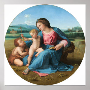 Raphael - Die Alba Madonna Poster