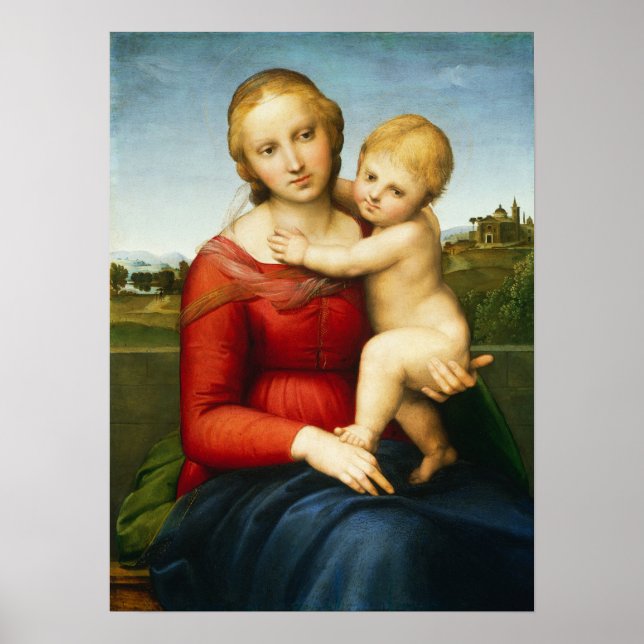 Raphael - Die kleine Cowper Madonna Poster (Vorne)