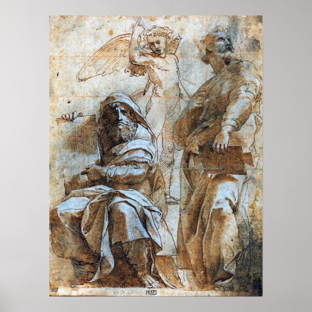 Raphael - Die Propheten Hosea und Jonah Poster (Vorne)
