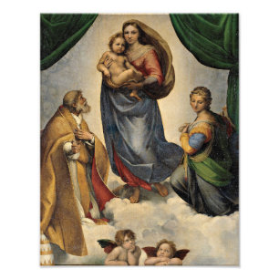 Raphael - Die Siena Madonna Fotodruck