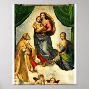 Raphael - Die Siena Madonna Poster