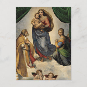 Raphael - Die Siena Madonna Postkarte