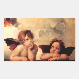 RAPHAEL-Engel Sistine Madonna Aufkleber