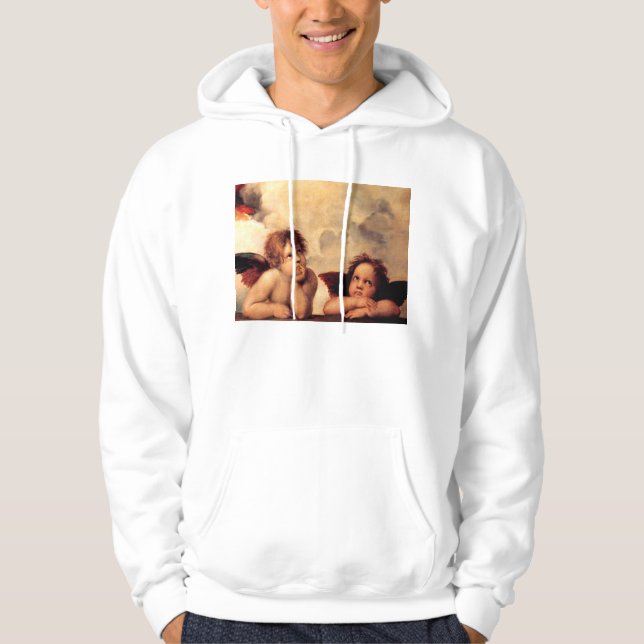 RAPHAEL-Engel Sistine Madonna Hoodie (Vorderseite)