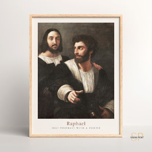 Raphael Gemälde Kunst Druck Vintage Selbstporträt Poster
