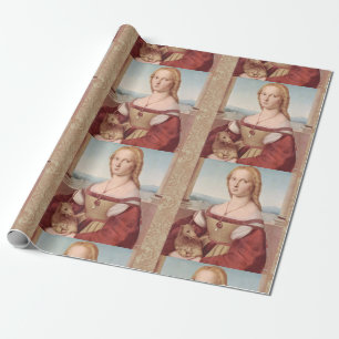 Raphael Lady and Unicorn Classic Geschenkpapier