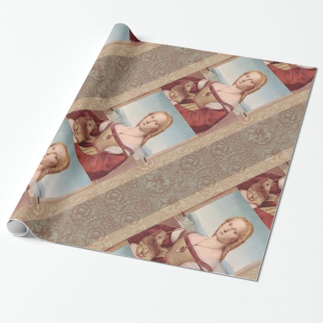 Raphael Lady and Unicorn Classic Geschenkpapier (Ungerollt)