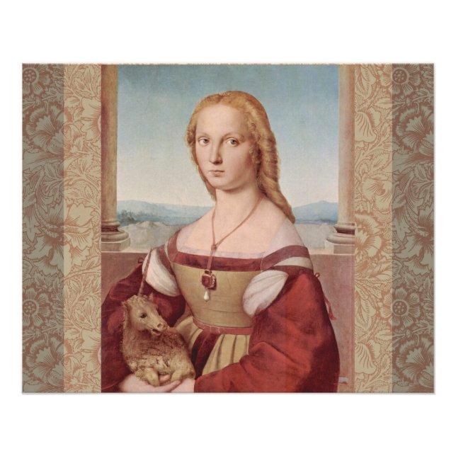 Raphael Lady and Unicorn Classic Poster (Vorderseite)