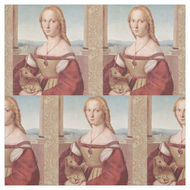 Raphael Lady and Unicorn Classic Stoff (Muster)