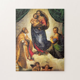 Raphael Madonna & Child Christmas Puzzle
