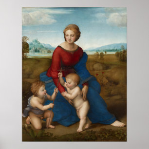 Raphael - Madonna im Grünen Poster