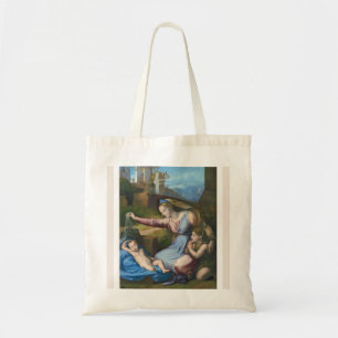 Raphael Madonna of the Blue Diadem Small Tote Bag Tragetasche