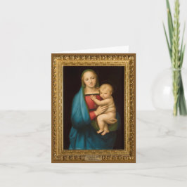 RAPHAEL MADONNA UND KINDERFERIENKARTE FEIERTAGSKARTE
