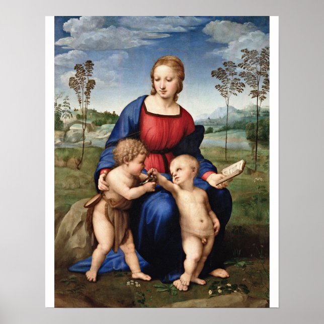 Raphael - Madonna von der Goldfinch Poster (Vorne)
