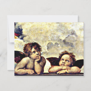Raphael: Putti, Detail aus der Sixtinischen Madonn Karte