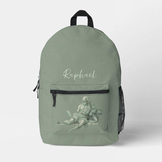 Raphael Renaissance Art Backpack Bedruckter Rucksack (Vorderseite)
