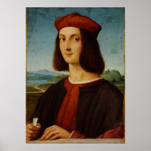 Raphael - Santi Porträt von Pietro Bembo Poster