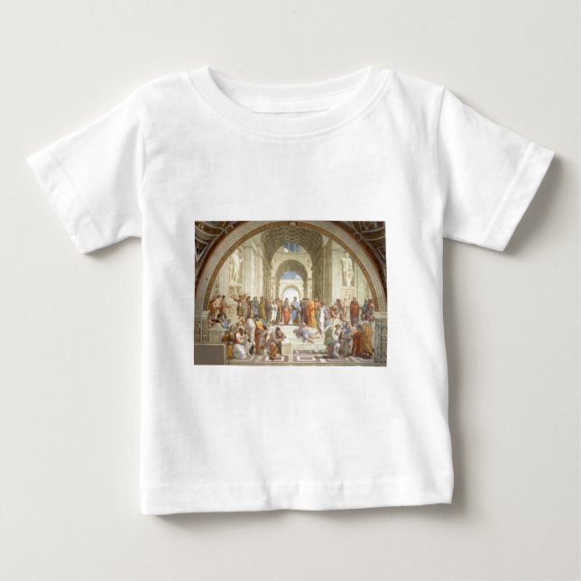 Raphael - Schule von Athen Baby T-shirt (Vorderseite)