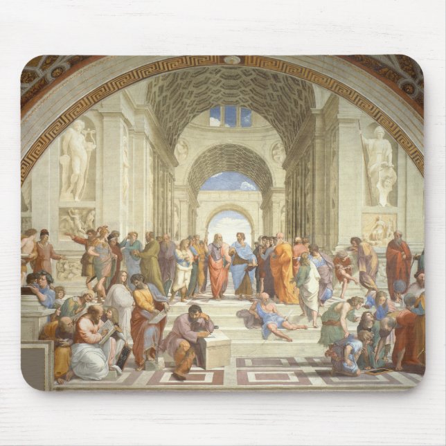 Raphael - Schule von Athen Mousepad (Vorne)