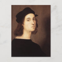 Raphael-Selbstportrait-Postkarte