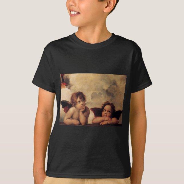 Raphael, Sistinisches Cherub T-Shirt (Vorderseite)
