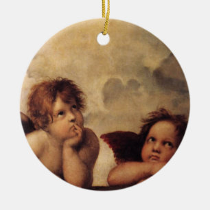 Raphael, Sixine Cherub Keramik Ornament