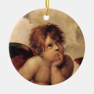 Raphael, Sixine Cherub Keramikornament