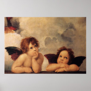 Raphael, Sixine Cherub Poster