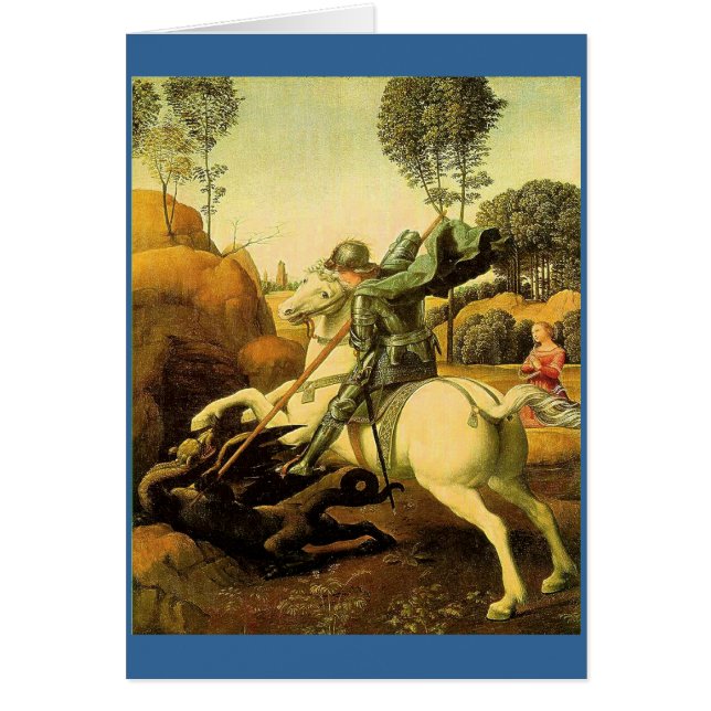 RAPHAEL "St George und der Drache" (circa 1505) (Vorne)