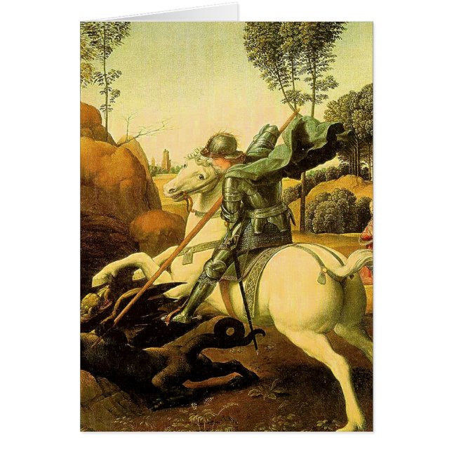 RAPHAEL "St George und der Drache" (circa 1505) (Vorne)